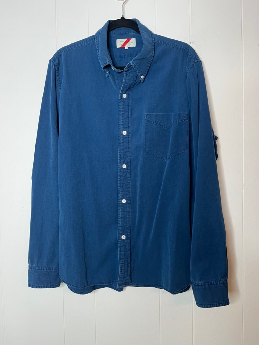 Best Made Co. Men's Blue Button-Down Shirt Long Sleeve Size XL